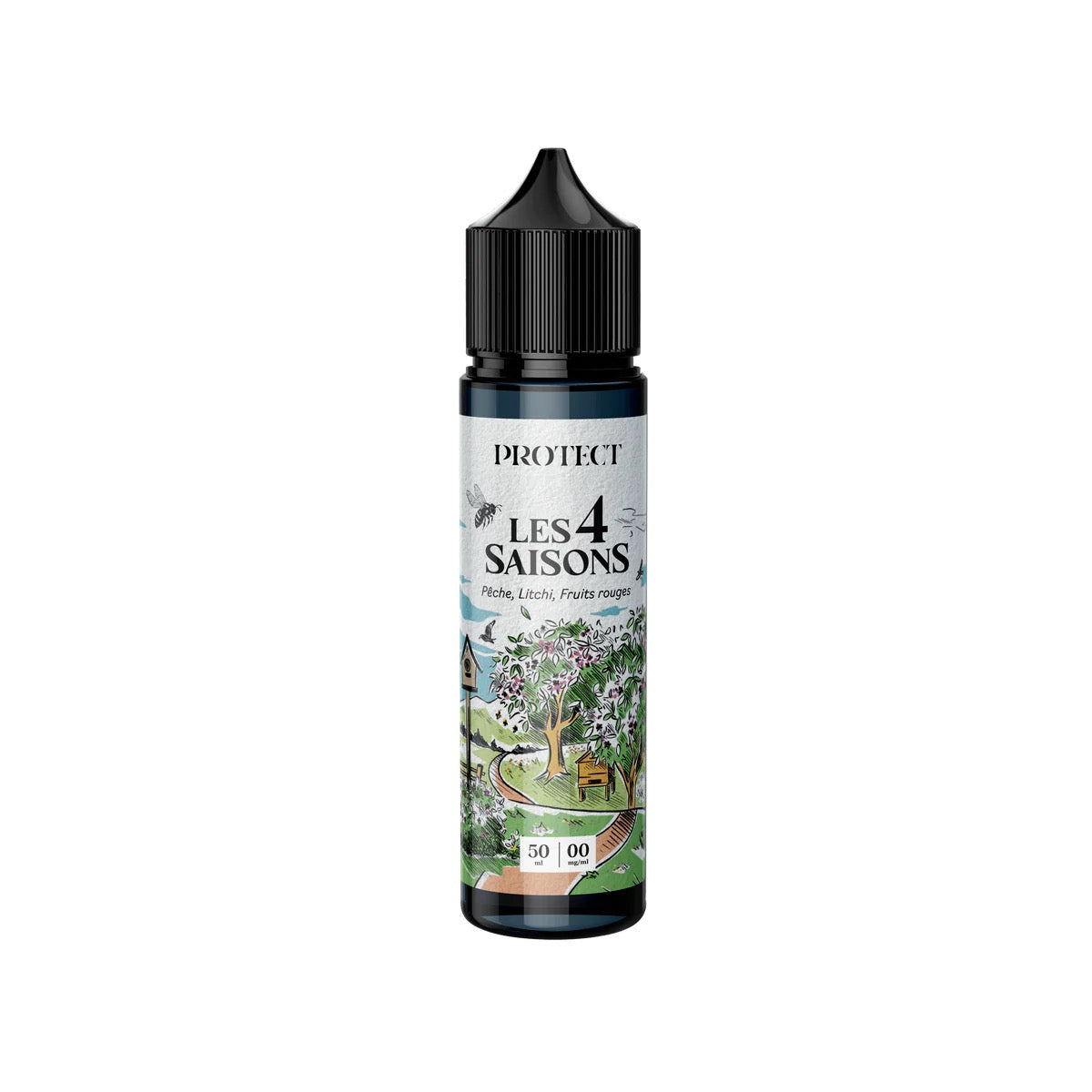 Les 4 saisons PÊCHE, LITCHI, FRUITS ROUGES - 50ML - NATURAL VAPE
