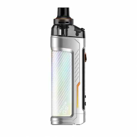 Armour GS by Vaporesso, showcasing a sleek vape design with ergonomic grip and vibrant color options.