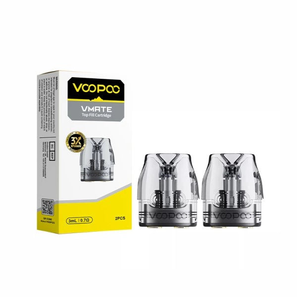 Cartouches Vmate  V2 1.2Ω 3ml (2pcs) - Voopoo (Copie) - NATURAL VAPE