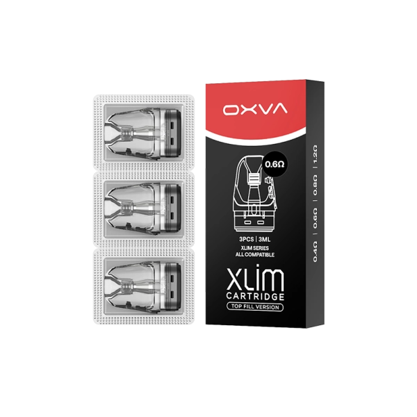 Cartouches Xlim Top Fill V3 0.4/0.6/0.8/1.2Ω 3ml (3pcs) - OXVA - NATURAL VAPE