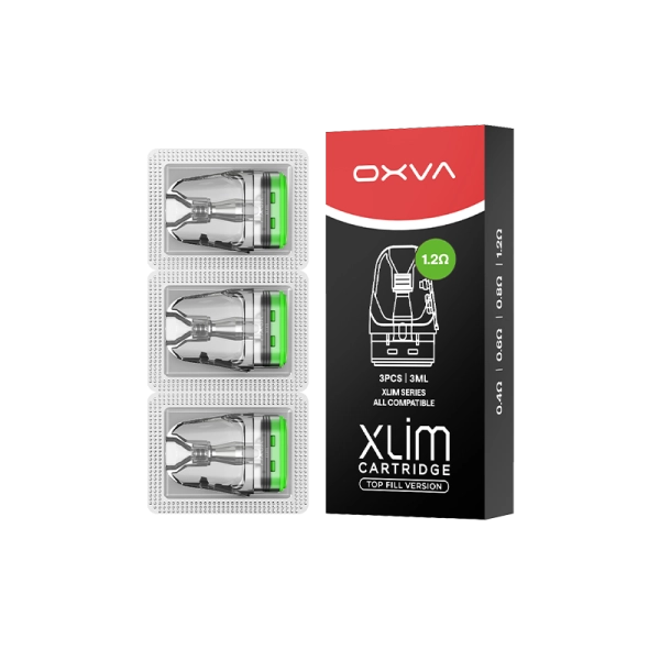 Cartouches Xlim Top Fill V3 0.4/0.6/0.8/1.2Ω 3ml (3pcs) - OXVA - NATURAL VAPE