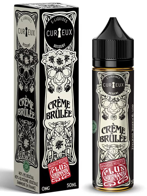 Creme Brulee - 50ml - RECETTE PLUS GOURMANDE - NATURAL VAPE