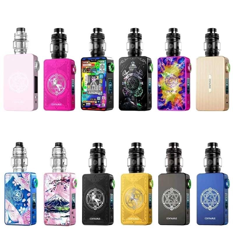 Lost Vape Centaurus M200 kit featuring a sleek design and advanced vaping technology.