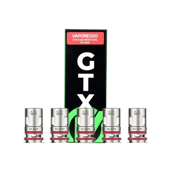 Résistances GTX V2 0.15/0.2/0.3/0.4/0.6/0.8/1.2Ω (5pcs) - Vaporesso - NATURAL VAPE